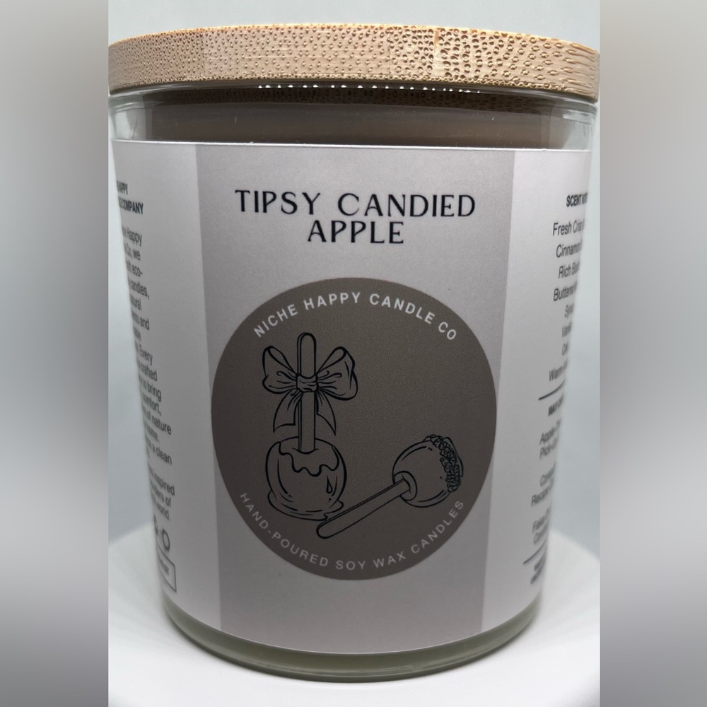 Tipsy Candied Apple | 8.45 oz Soy Wax Jar Candle